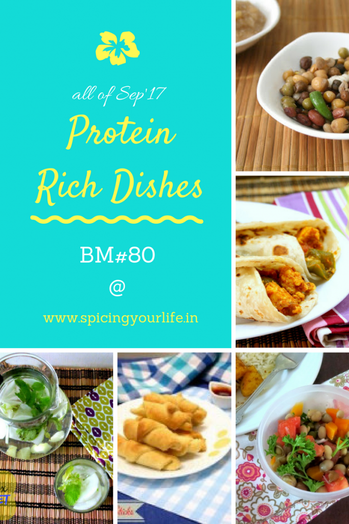 Protein Rich Dishes collage